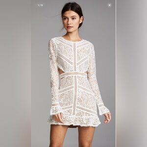 For Love & Lemons Emerie Cutout Dress
